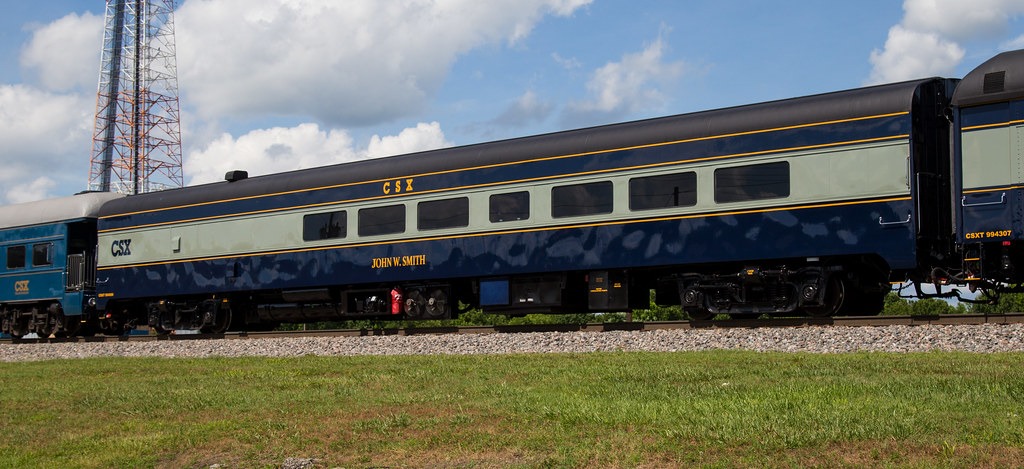 T Newton on Train Siding: CSX F40PH units going to be painted in a Baltimore and Ohio themed heritage scheme to match the similarly painted OCS passenger cars