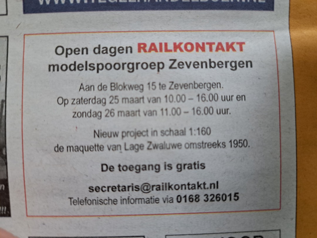 jllegierse, Jan on Train Siding: Tijdens de landelijke modelspoordagen organiseert dit weekend RAILKONTAKT ook als vanouds de open dagen in de
verenigingsruimte
