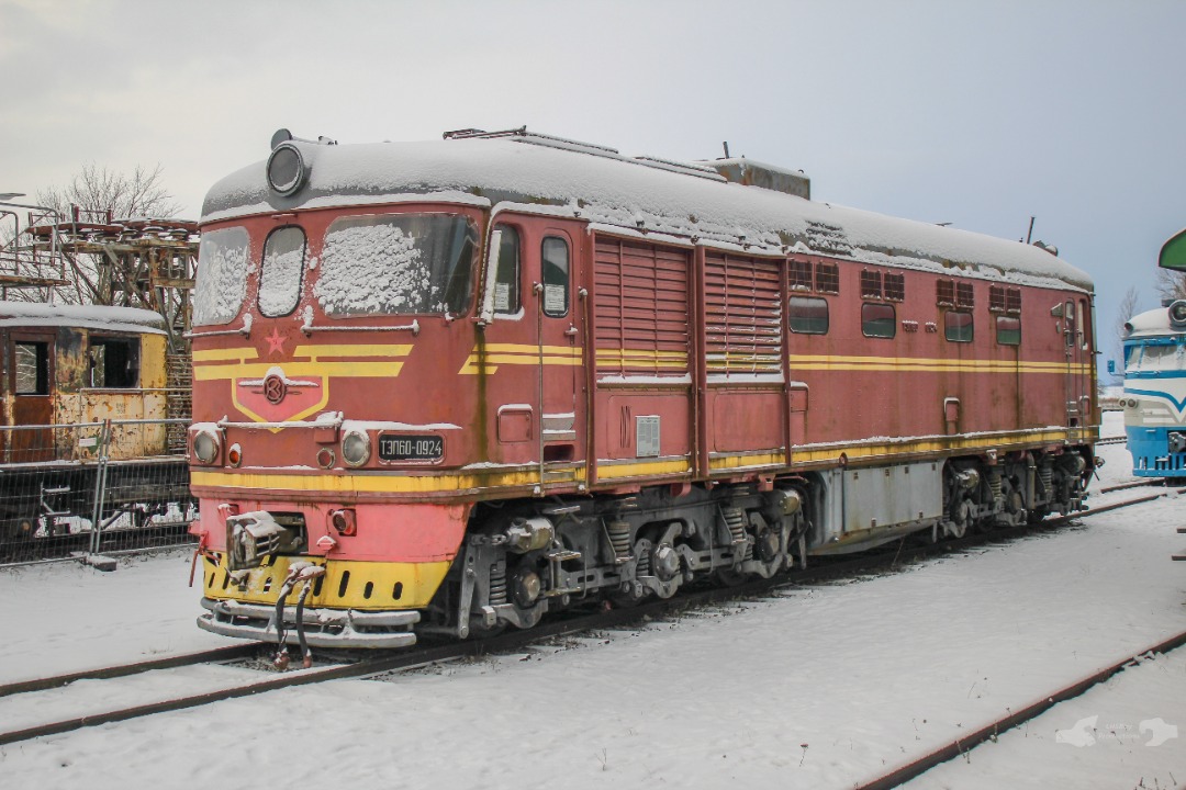 Adam L. on Train Siding: The last and preserved Soviet built ТЭП60 Class Diesel in Estonia, sits quietly near the former Haapsalu train station awaiting for
better...
