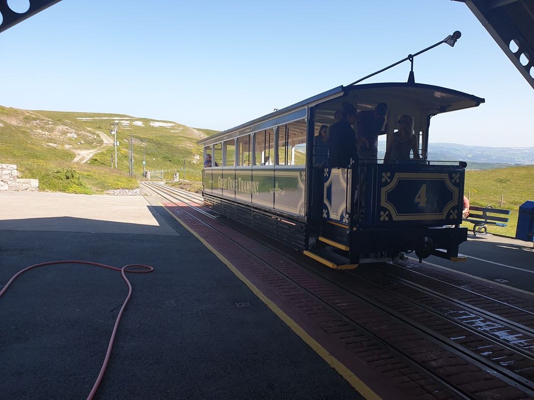 Johnathan C on Train Siding: Cable tramcar on the great orme tramway above Llandudno in North Wales, took this picture on a trip there last year. The tramcar
has a...