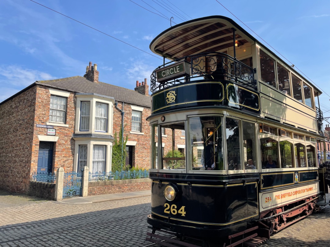 Andrea Worringer on Train Siding: Visited Beamish Museum for the first time, here are a few of the trams and trains they have.
