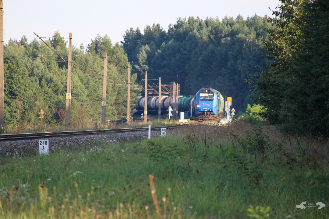 Adam L. 🇺🇦 on Train Siding: An LHS Mixed freight lead by two ST40 Class Diesel's with the "European Year of Rail 2021" unit in charge, head
west as the train is...