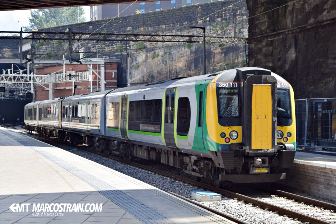 marcostrain on Train Siding: 📷🇬🇧 London Northwestern Railway Class 350 'Desiro’ electric multiple-unit, built by Siemens, departs Liverpool
Lime Street...