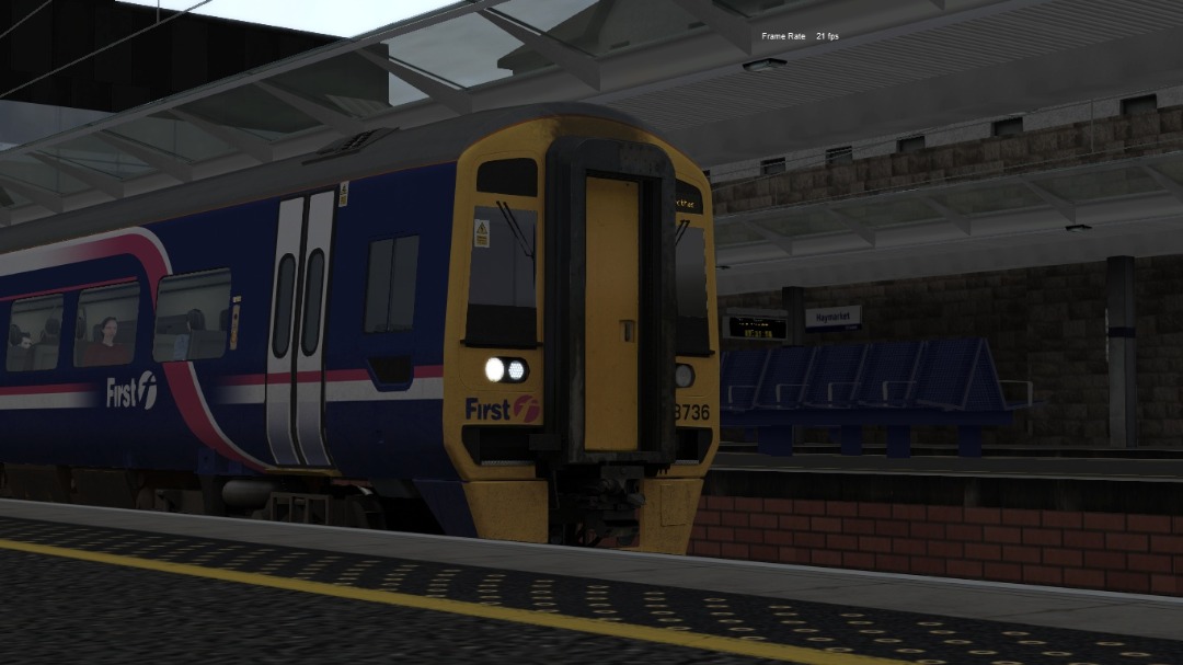 MKDSFan /XxDubStepLuigi on Train Siding: #simulator #TransportDash A 158 departs Waverley station for a clockwise journey around the Fife Circle