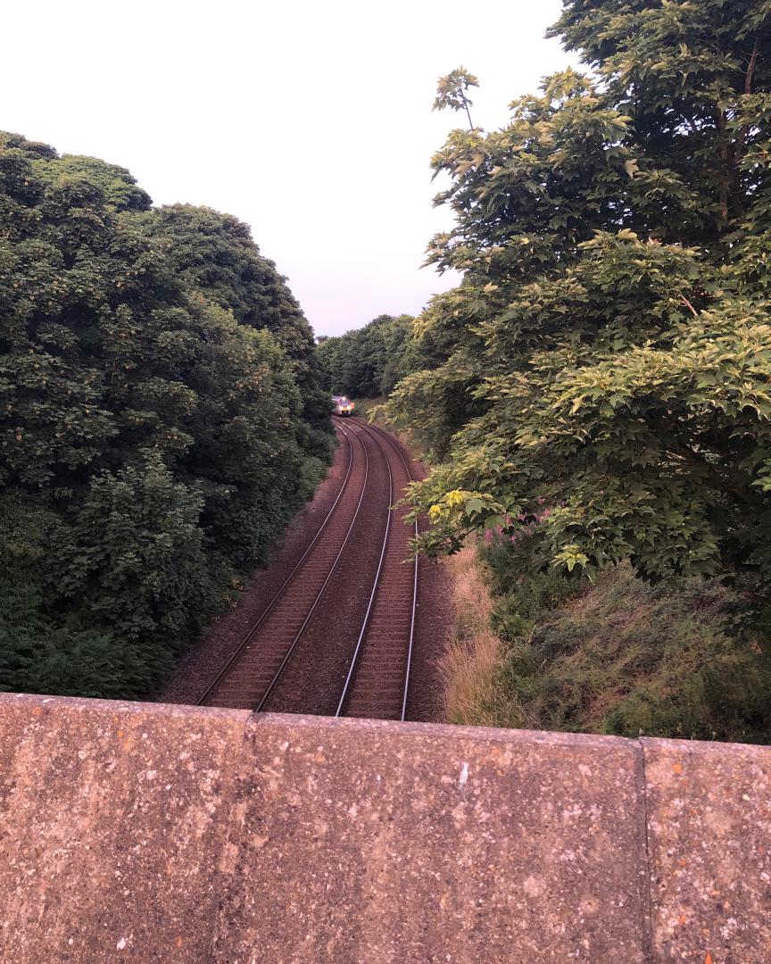 gregory.price2 on Train Siding: This is the standard Greater Anglia dual power trains out of Cromer . Taken the bridge just out of Cromer Station this summer.
They run...