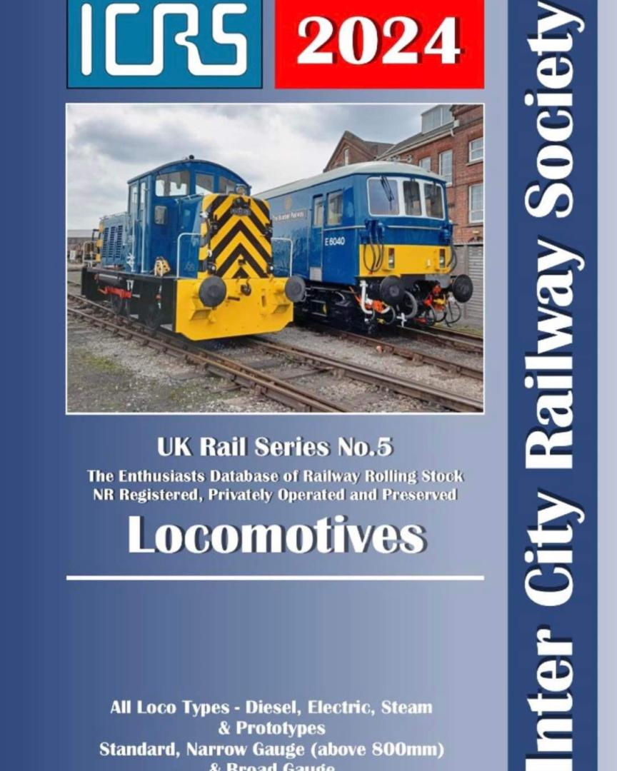 Inter City Railway Society on Train Siding: Here is are our Spotting Books for 2024 that are now available to PRE ORDER from our website at -...
