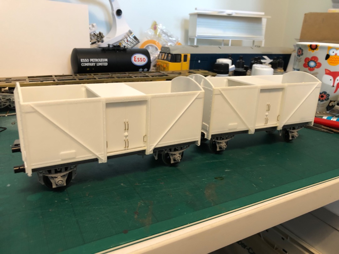 Paul Rowlinson on Train Siding: Currently on the workbench are these Parkside fish vans which are being finished as BR Blue livery express parcel vans -
SPV's. I have...