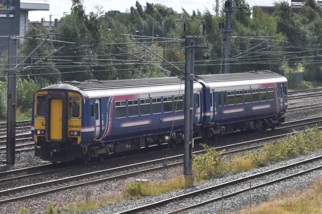 George Stephens on Train Siding: Ex Scotrail 156485 passing Darlington working 5Q86 Heaton T&RSMD - Eastleigh T&RSMD for refurb so this means it’s
the last time...