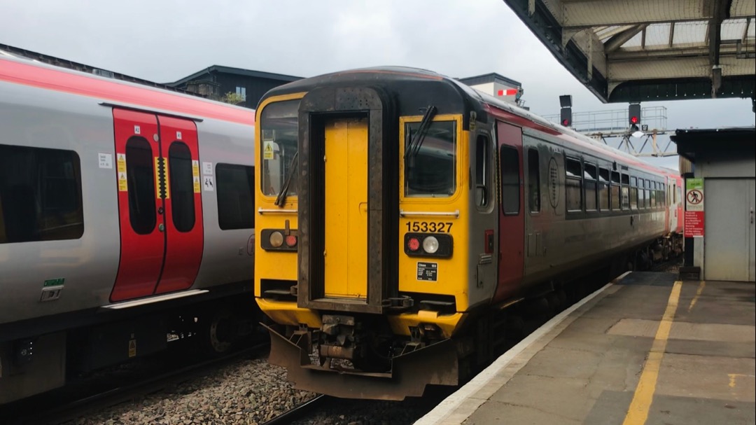 George on Train Siding: A few trains at Shrewsbury earlier today. Getting a step closer to @TrainGuy2008 territory! We were supposed to have 40 minutes here
before...