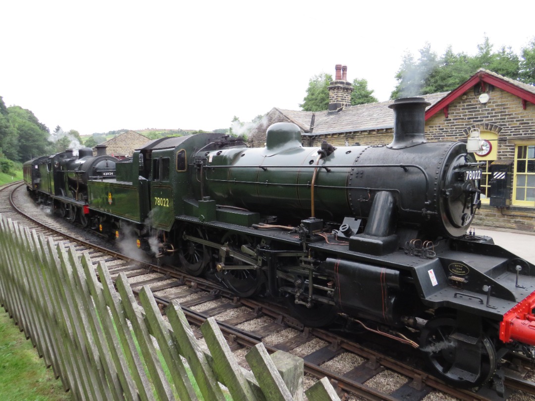 Shutty s Photography on Train Siding: Enjoyed the K&WVR Mixed Traffic Gala today. Also had a look in one of the museum's/sheds at the Oxenhope station
and saw the loco...