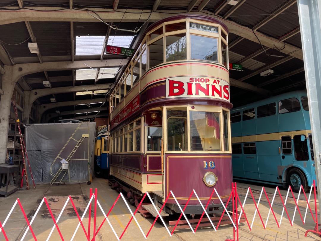 Andrea Worringer on Train Siding: Visited Beamish Museum for the first time, here are a few of the trams and trains they have.