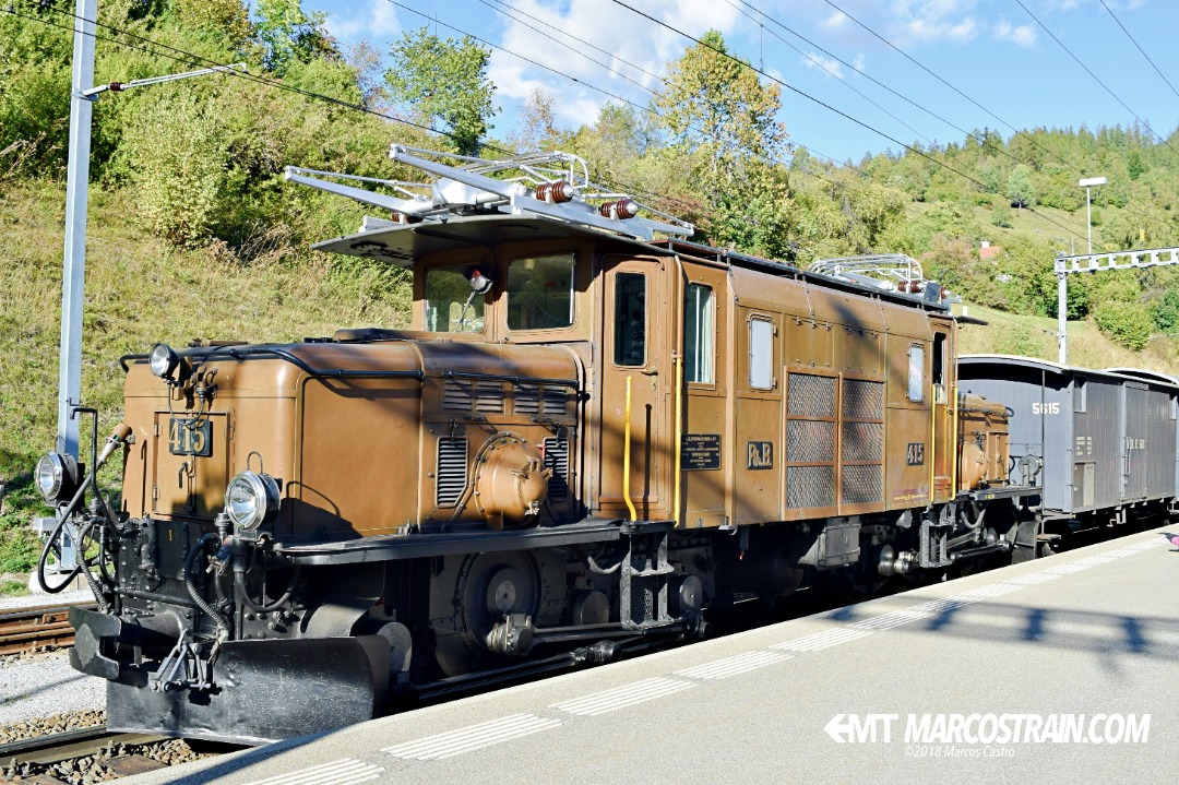marcostrain on Train Siding: 📷🇨🇭The historical locomotive Ge 6/6 I of the Rhaetian Railway making a short stop at Filisur before going back to Davos
Platz. I...
