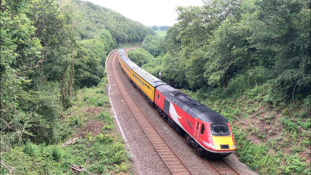 Martin Lewis on Train Siding: I went to Milltown Viaduct for today's NMT visit to Cornwall, also managed too see the Clay Wagon train, and a few others