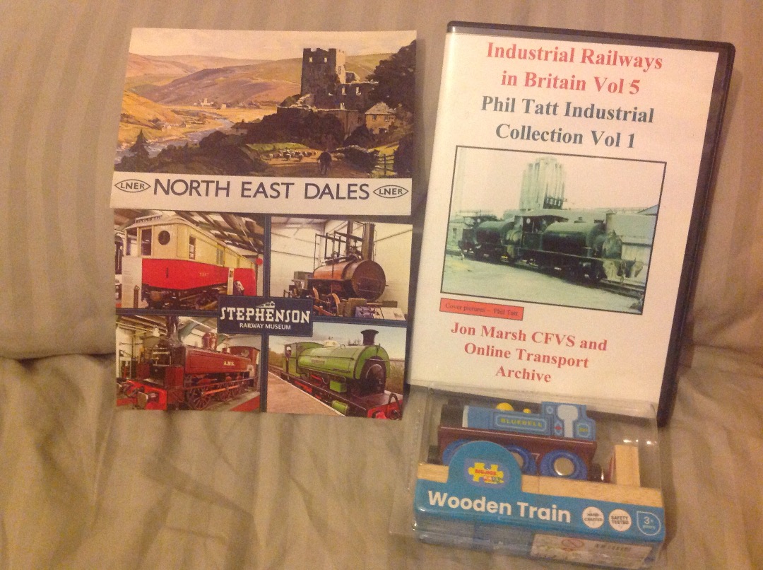 Hadren Railway on Train Siding: Had a great day out at the North Tyneside Steam Railway today. Got these bits from the wee shop before we left.
