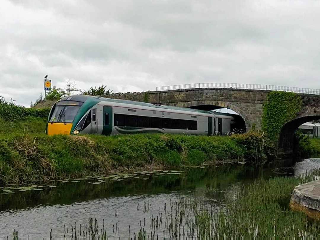 kennystu on Train Siding: Iarnród Éireann 22000 class InterCity railcar from Sligo to Dublin Connolly #train #lineside #diesel #dmu