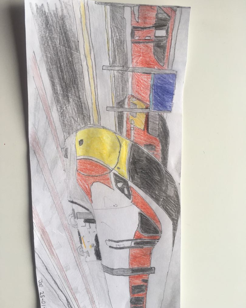 Joe on Train Siding: #traindrawaday DAY 1: Class 800 standing in Kings across along side a HST and Class 91 (Doesn't necessarily have to be an 802
that's why I did an...