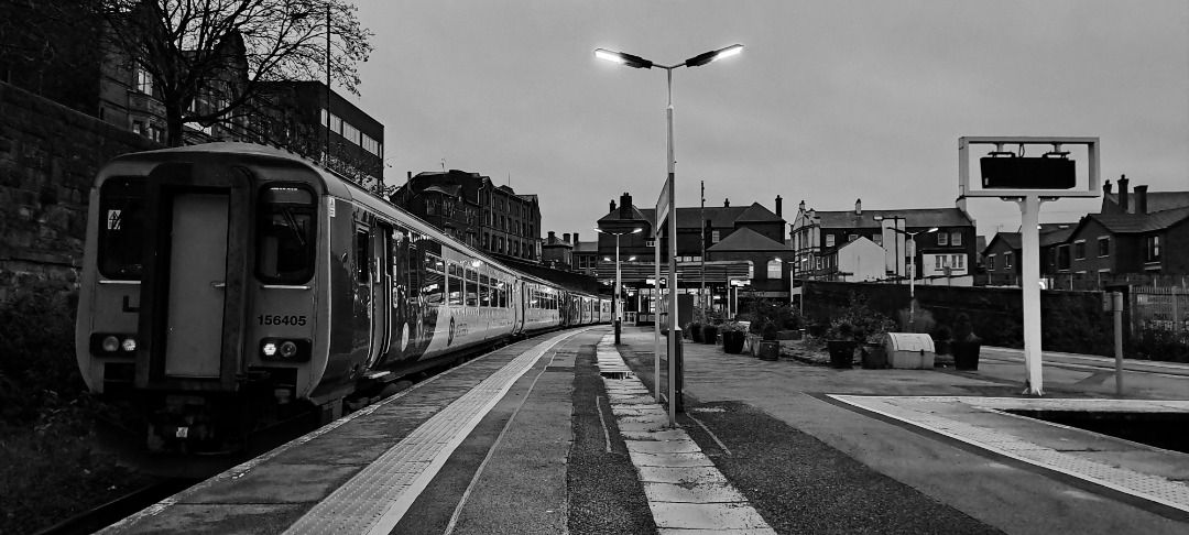 Guard_Amos on Train Siding: Today's little black and white helping comes from Wigan, Southport and Manchester Victoria (12th November 2023)
