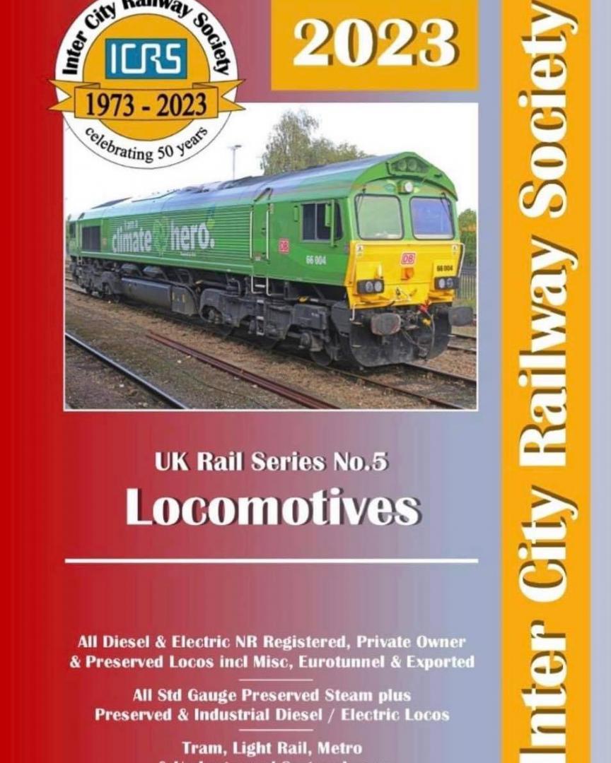 Inter City Railway Society on Train Siding: Our range of 2023 Spotting books are now in STOCK and are available to order via our official website
