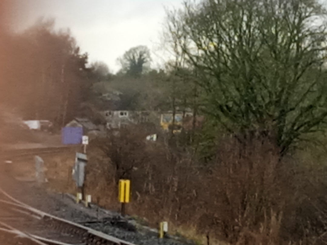 Cumbrian Trainspotter on Train Siding: Colas Rail Tamper No. #DR73942 is seen stabled in Appleby North East Sidings this morning.