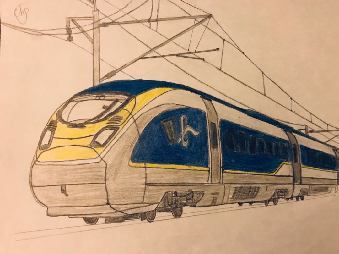 Eurostar_E320Drawings on Train Siding: Before and after my improvements on the class 374 'velaro'. #traindrawings #eurostar #highspeedtrains
#traindrawaday