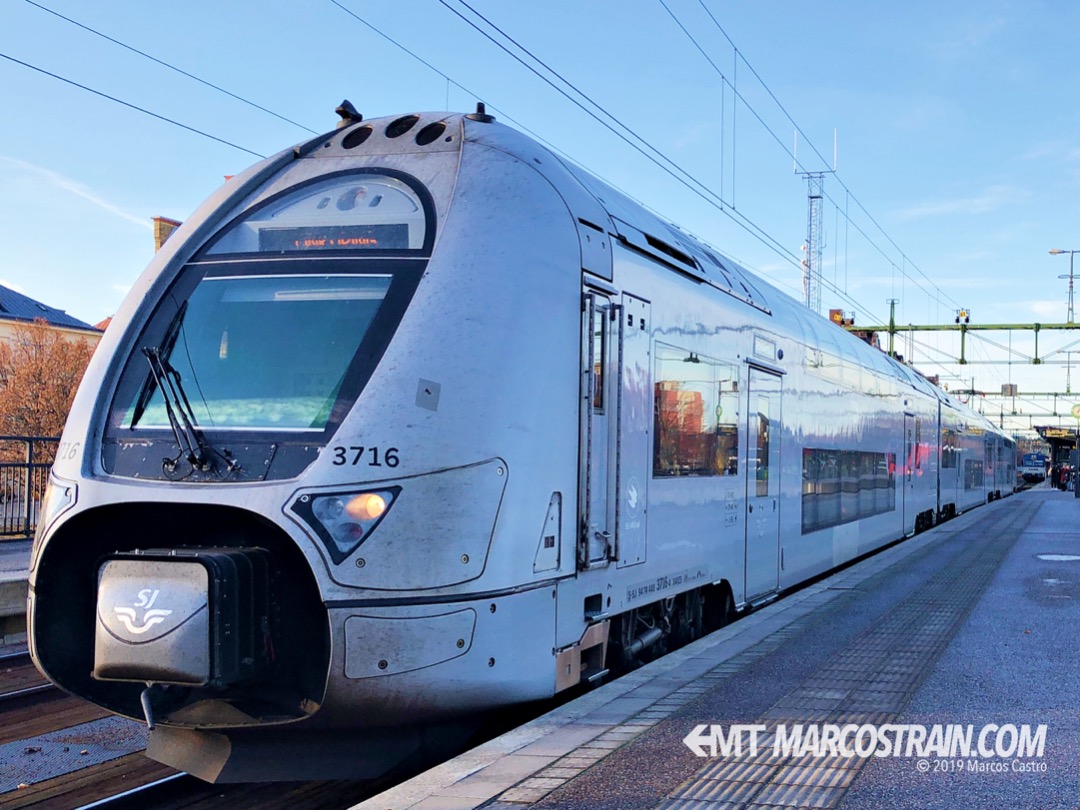 marcostrain on Train Siding: 📷🇸🇪 The X40 from SJ just arrived to Gävle C from Stockholm Central and it's ready to return to its place of
origin in a few...
