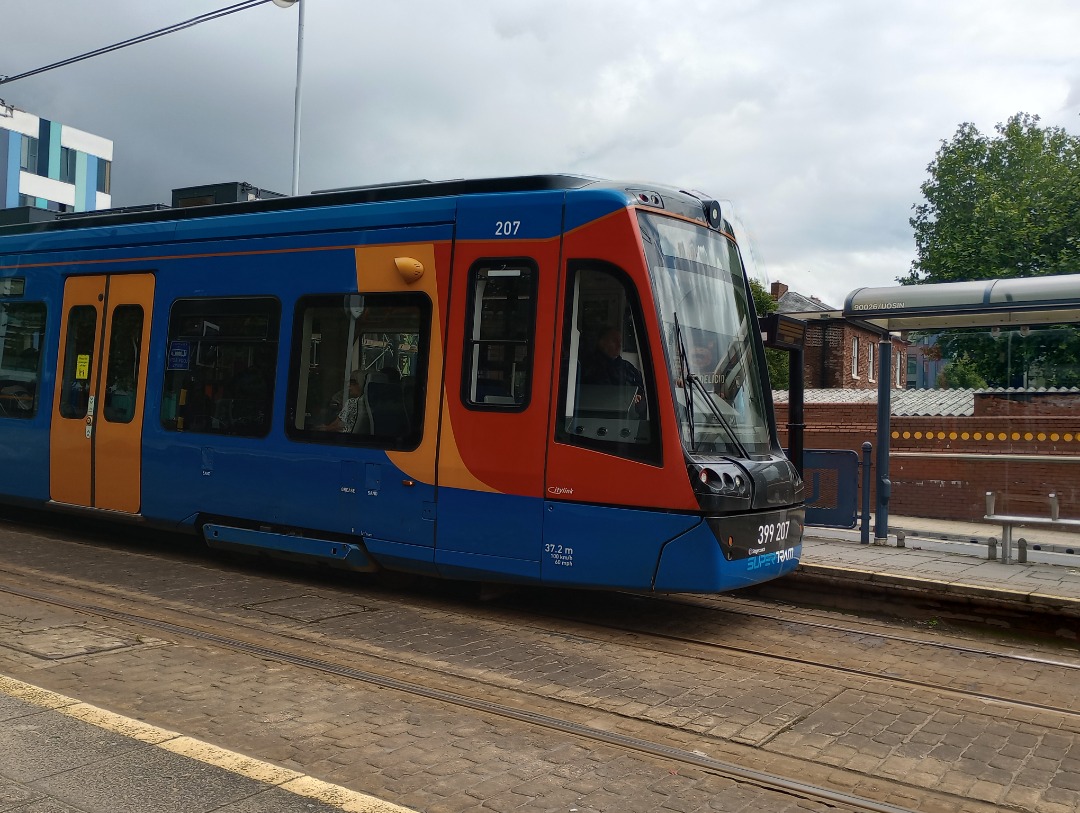 Hadren Railway on Train Siding: Photos from yesterday of some of the trams in Sheffield, as well as the dreaded rail-replacement bus.