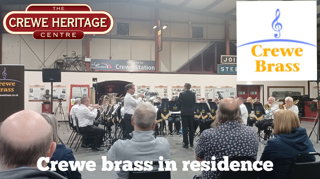 Trainnut on Train Siding: #photo #depot #Crewebrass Last night at the Crewe Heritage centre, they hosted its Brass band in residence. Crewe Brass are now using
the...