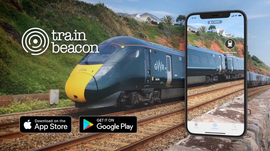 Train Beacon on Train Siding: See the estimated interpolated positions of nearby Great Britain passenger trains in augmented reality with the Train Beacon app,
now...