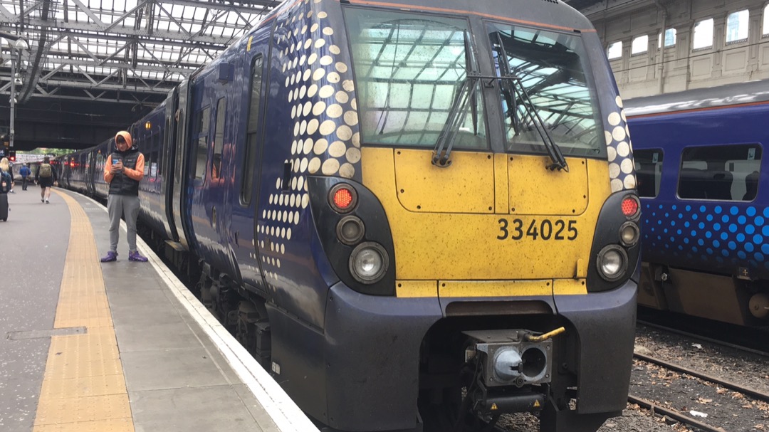 George on Train Siding: Hello all, my name is George, and Welcome to my Train Siding account. First of all, here is 334025 standing at Edinburgh, soon to depart
with a...