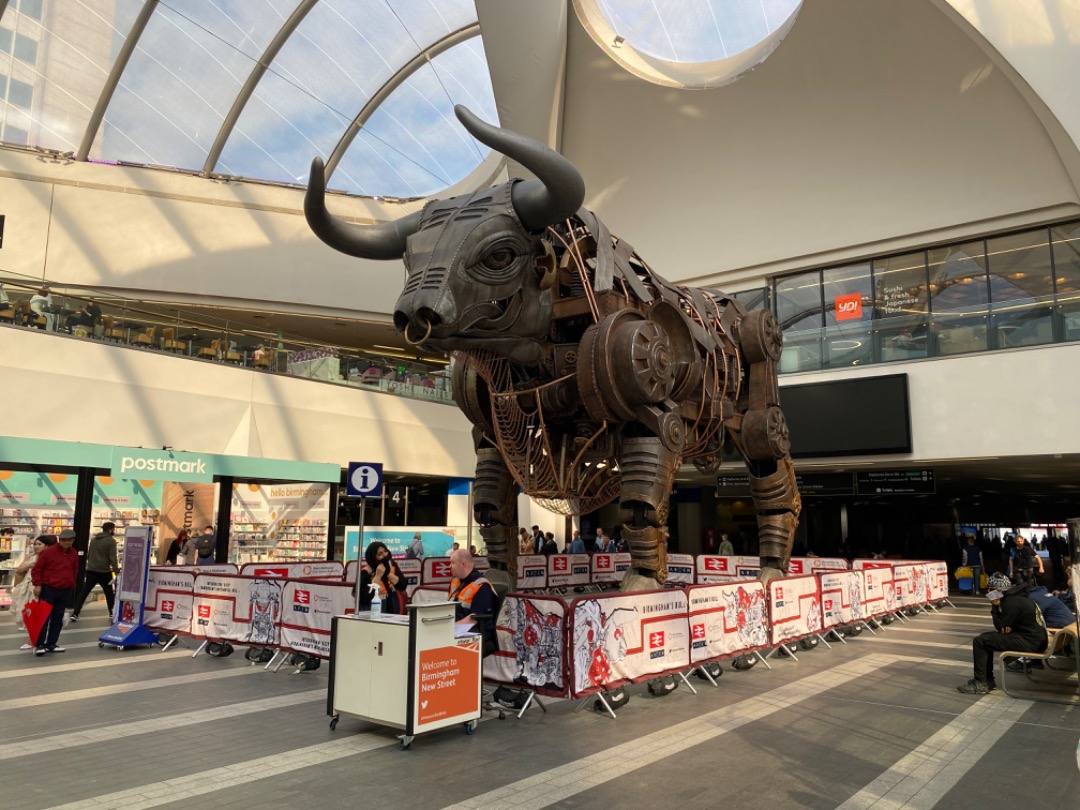 Anthony Furnival on Train Siding: Some more pictures from my recent Midlands trip including Ozzy the Bull at Birmingham New Street station.