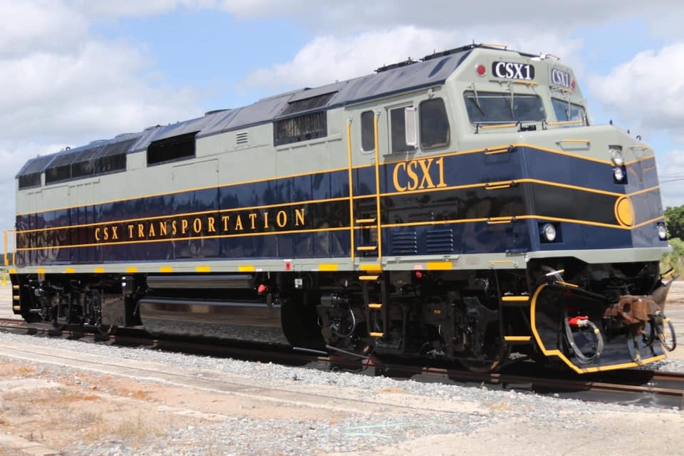 T Newton on Train Siding: CSX F40PH units going to be painted in a Baltimore and Ohio themed heritage scheme to match the similarly painted OCS passenger cars