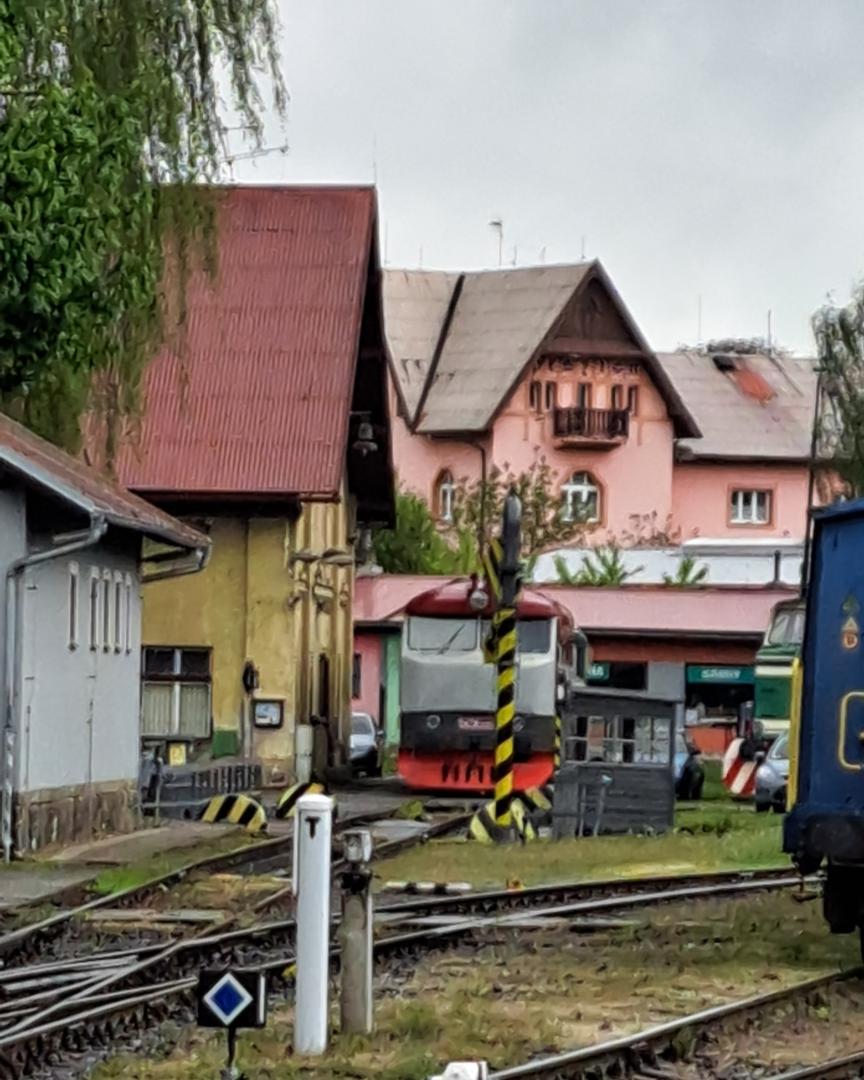 Worldoftrains on Train Siding: On the first picturec is e451 or "žabotlam" and on the second picture is bardotka in depot.