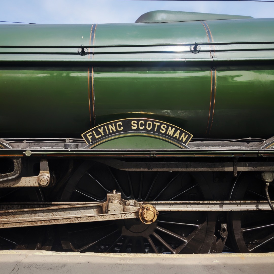 Michael Cowin on Train Siding: Nice to see the Flying Scotsman in Carlisle today on a rail tour. Looked great in the sun, especially compared to the last time I
saw it...