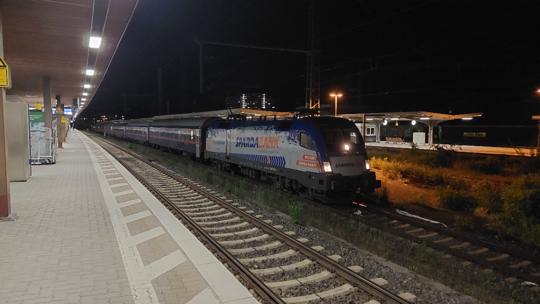 Spotter Niko on Train Siding: Sparda Bank 1116 159-5 mit NJ40491 und NJ491 nach Wien und Innsbruck zu Besuch in Göttingen