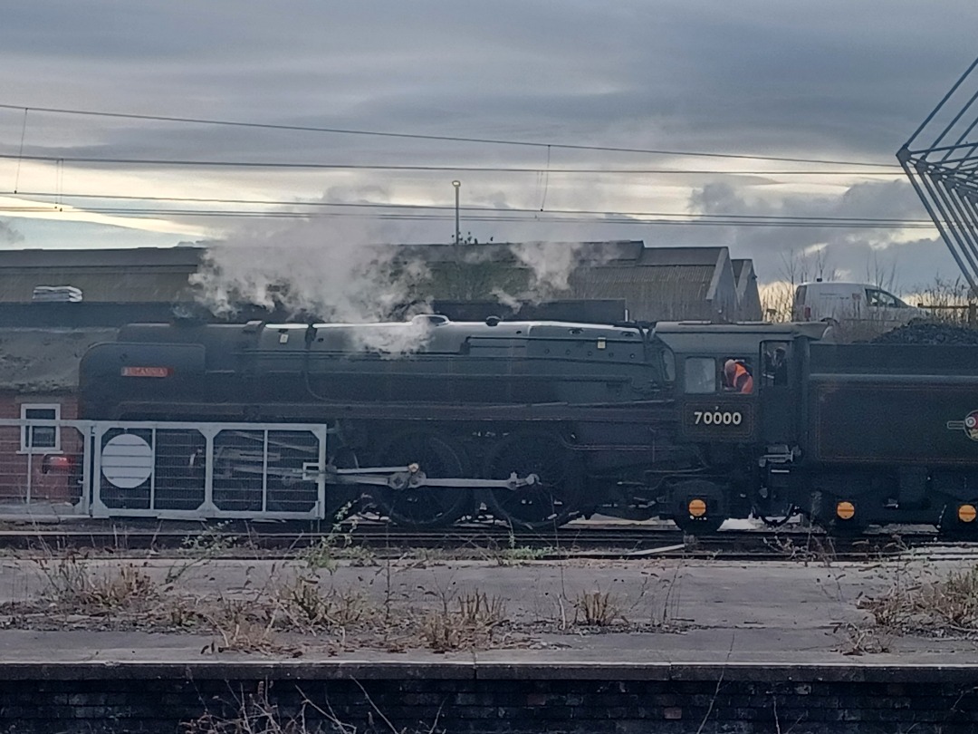 Trainnut on Train Siding: #photo #train #steam #diesel #electric A few views at Crewe today 60007, 71000 , 67020, 43046, 56205, 86101