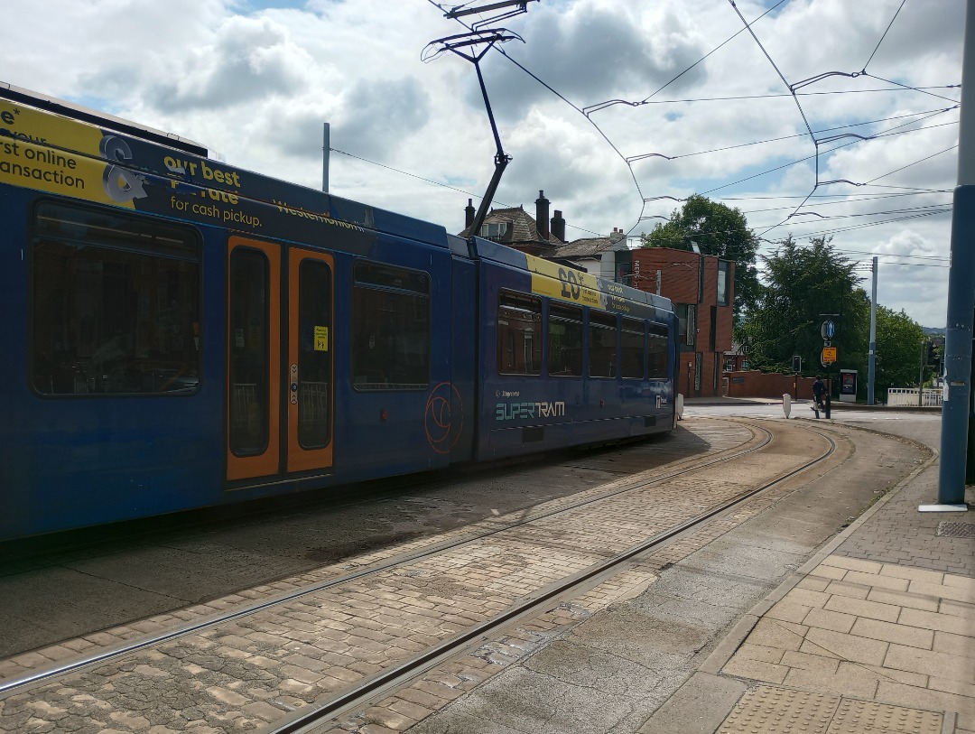 Hadren Railway on Train Siding: Photos from yesterday of some of the trams in Sheffield, as well as the dreaded rail-replacement bus.