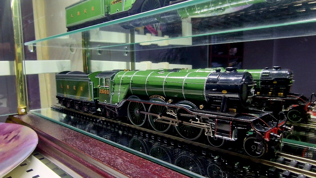 Sar James on Train Siding: Change up in the cabinet. Full LNER apple green today with the arrival of my apple green NRM scotsman.
