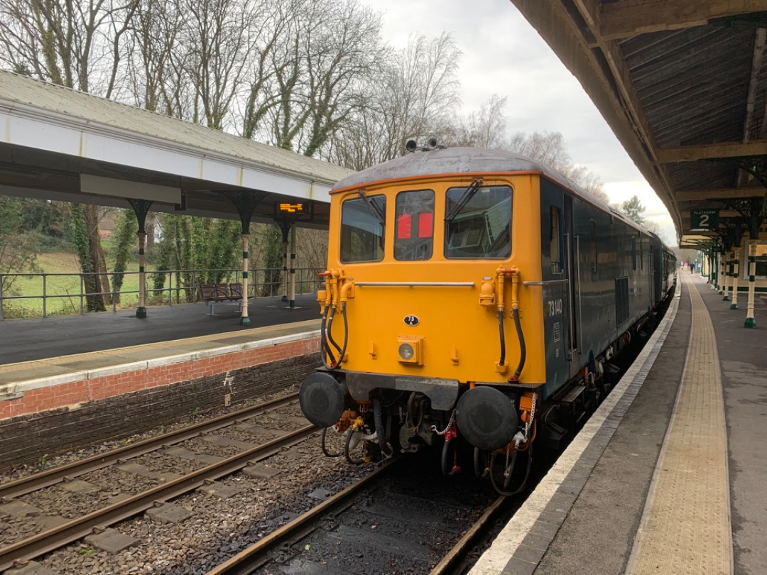 Mista Matthews on Train Siding: Yesterday's shift at Spa Valley Railway. Unfortunately no steam drivers available so it was a top and tail diesel service
for the day