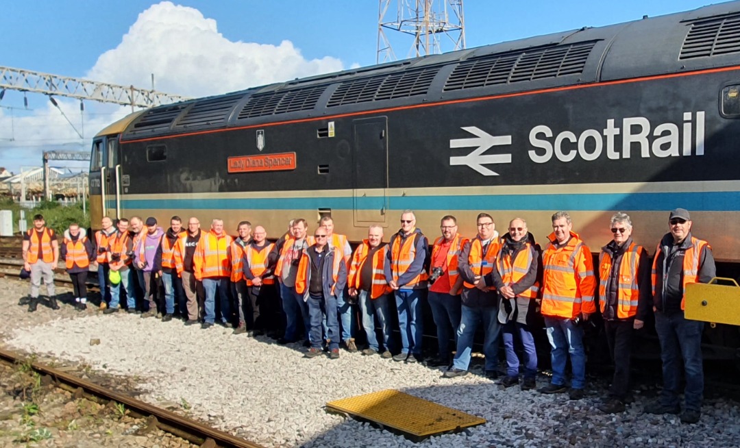 Rail Riders on Train Siding: We had our visit to Locomotive Services Group Crewe Diesel Depot yesterday for 25 of our club members.