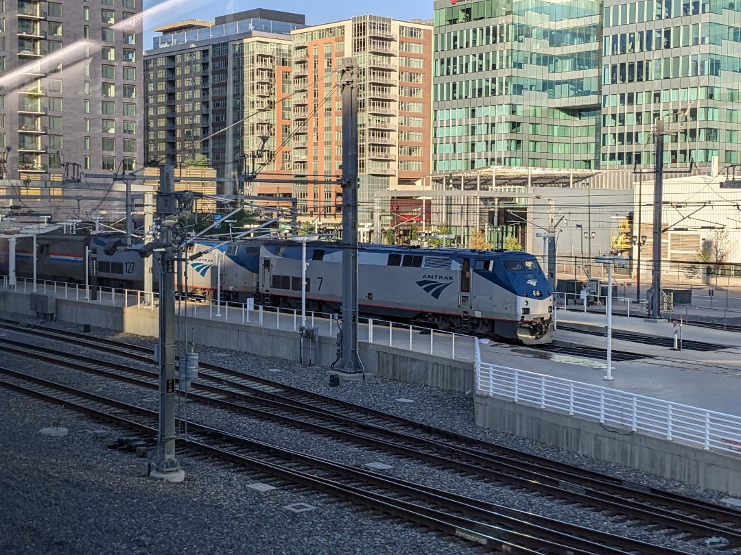 smoke_deflector on Train Siding: Westbound California Zephyr in Denver Union Station this morning, about to cross the Rockies
