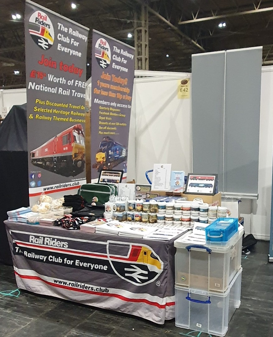 Rail Riders on Train Siding: All set up for this weekends Warley Model Railway Club & Exhibition at the NEC, we can be found on stand E42 opposite the
Talyllyn Railway...