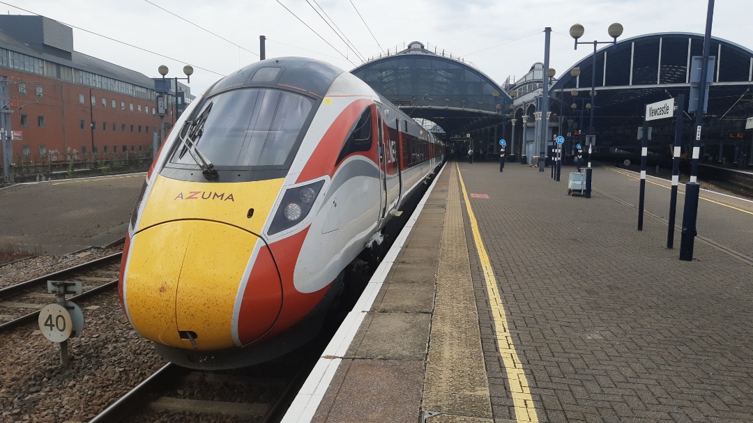 Arthur de Vries on Train Siding: For the final leg of today's trip this Azuma brought me from Peterborough to Newcastle.