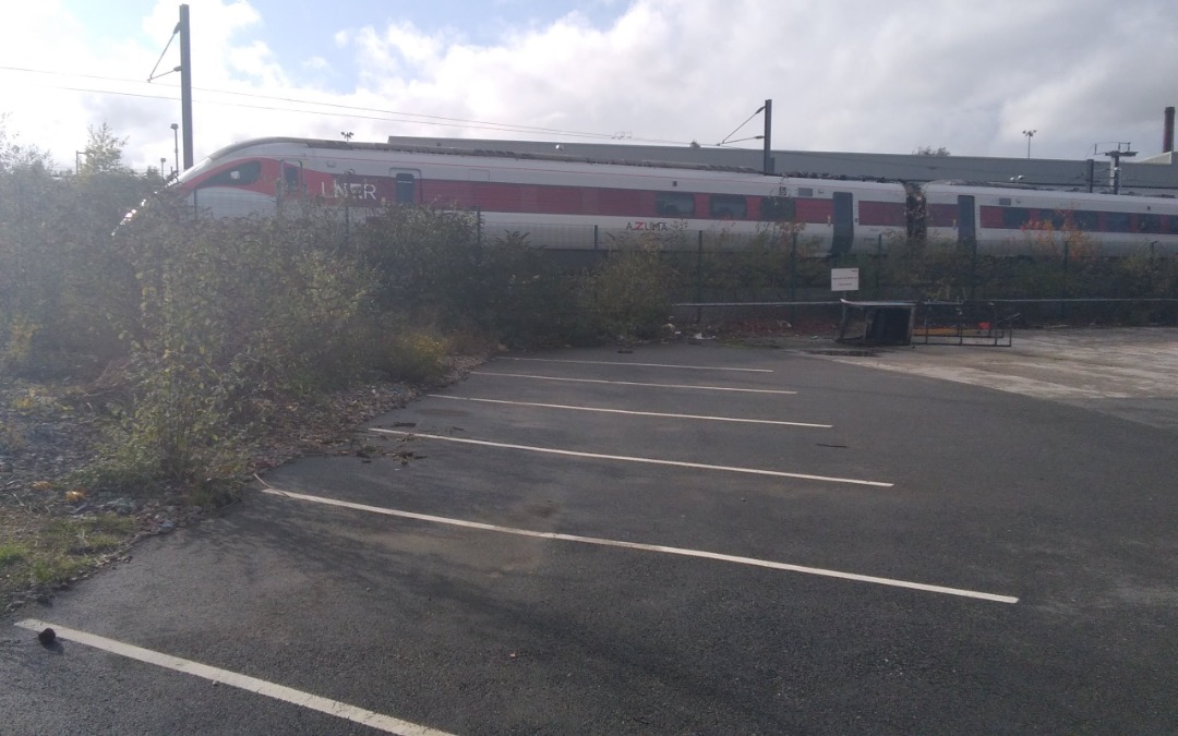 kieran harrod on Train Siding: Sunday at Doncaster Hitachi factory in decoy up with two LNER azumas and two TransPennine express 802's at the back