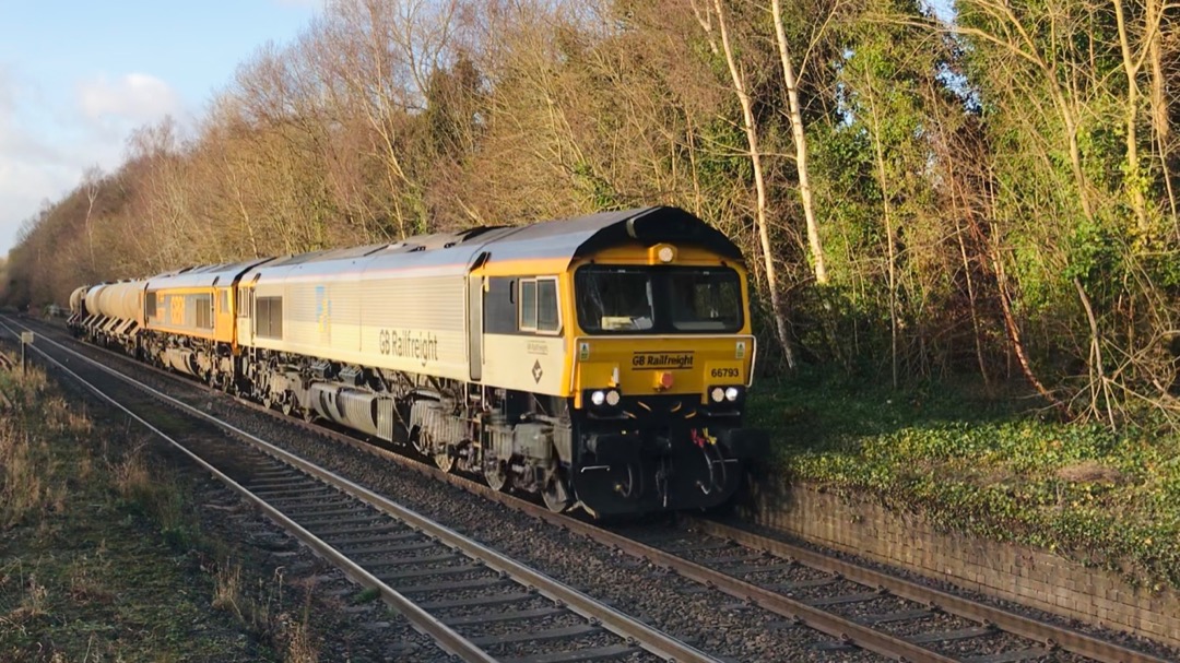George on Train Siding: Caught the beautiful 66793 at Sutton Park this afternoon, was great to see my favourite 66 livery after nearly a year!