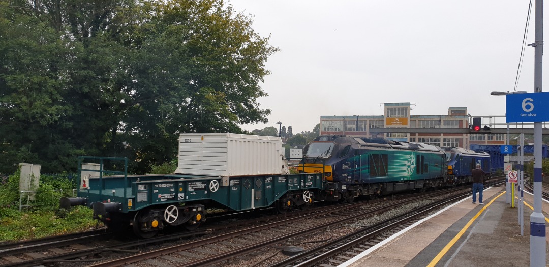 andrew1308 on Train Siding: Here are 68002 & 68006 with the 6M95 Dungeness to Crewe Coal Sidings DRS passing Maidstone East 13 Late