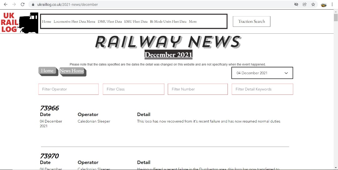 UK Rail Log on Train Siding: Welcome to the weekend! Today's stock update is now available in Railway News & today we have yet another Cl. 365 off to
scrap as well as...