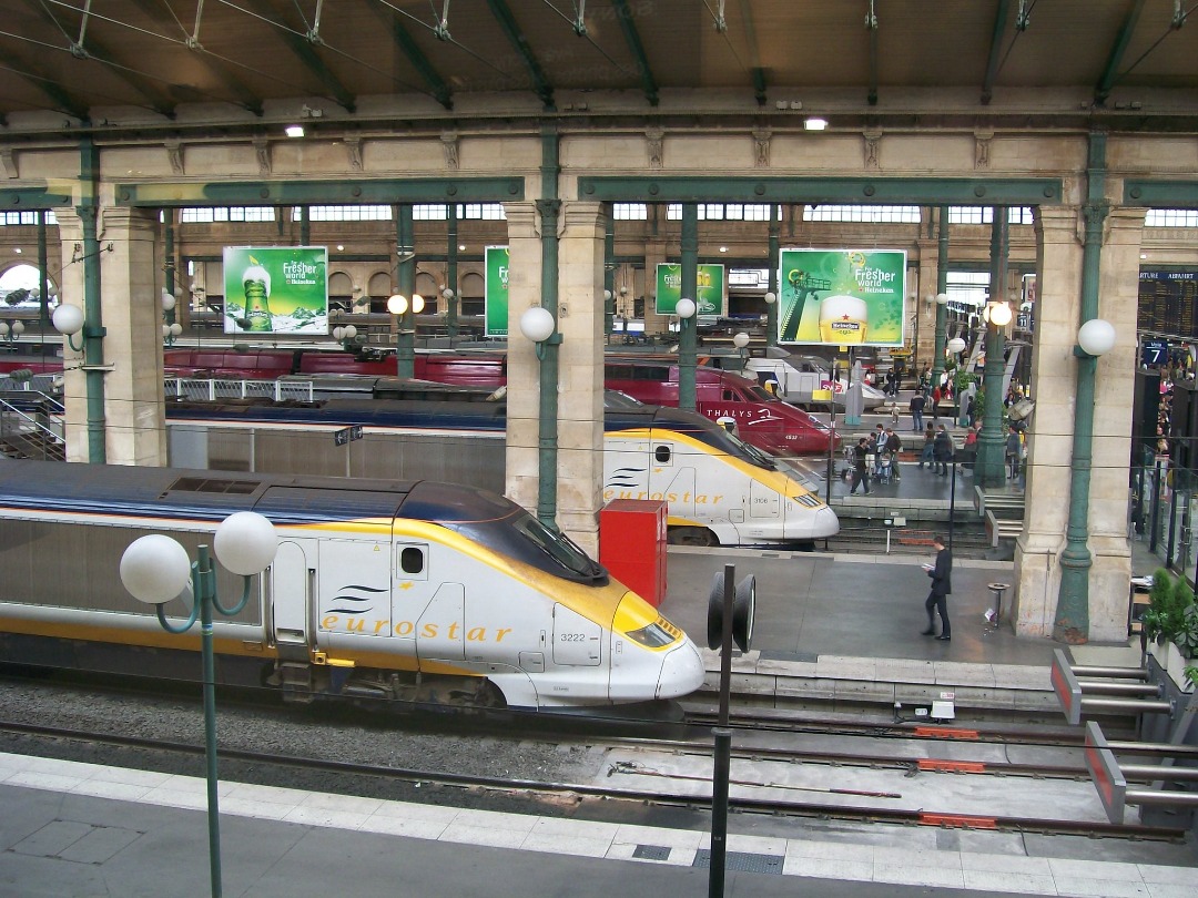 Paul Seath on Train Siding: Eurostar, Thalys and SNCF at Gare Du Nord May 2007 #garedunord #sncf #thalys #eurostar #paris #2007