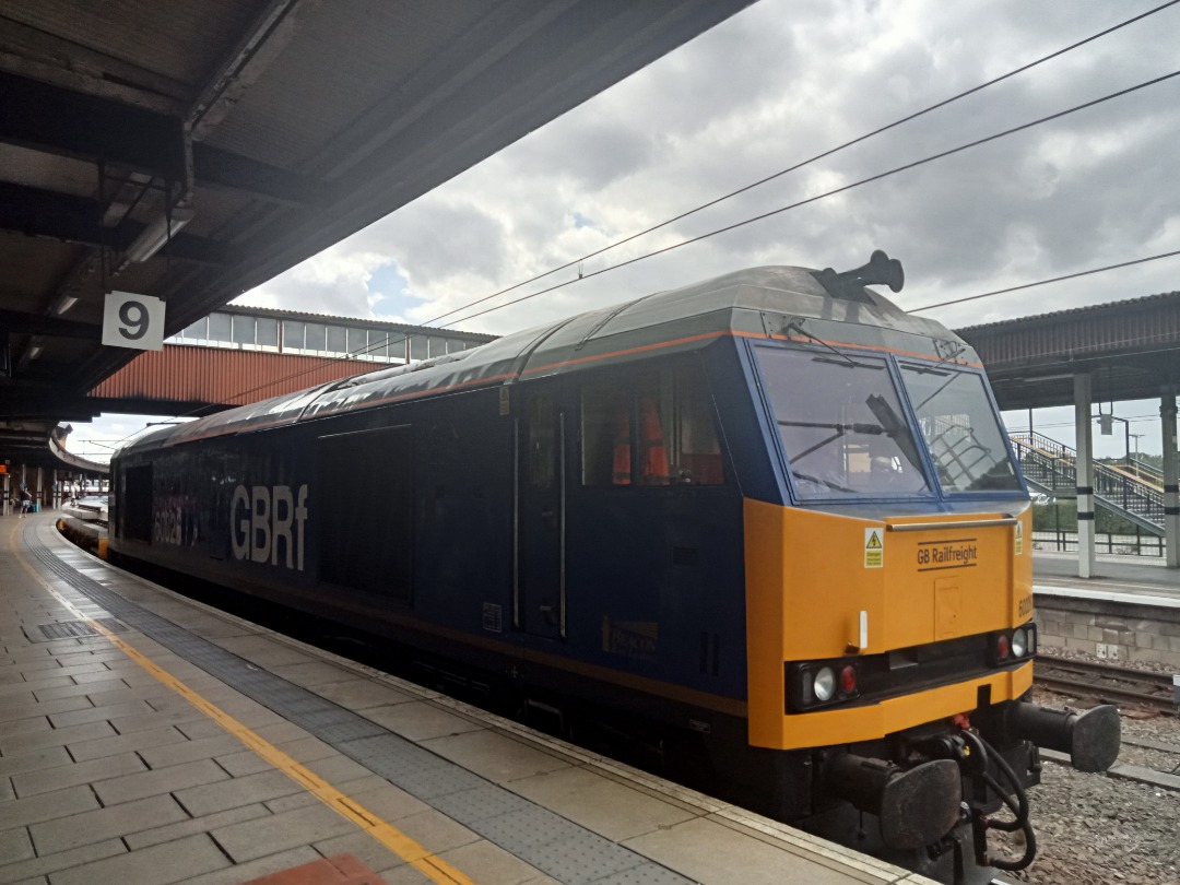 LucasTrains on Train Siding: Class #60026 at York pulling tracks and Network Rail equipment from Doncaster Up Decoy to Tyne S.S.