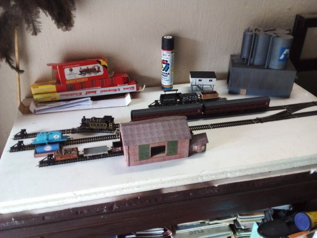 jadewilson on Train Siding: So I hve been gifted a while back with some Hornby and Bachmann rolling stock and track. I also have had some bits and bobs left
over from...