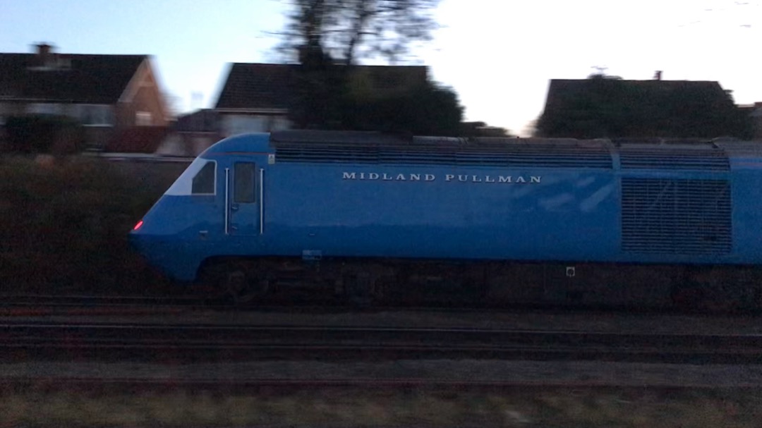 George on Train Siding: Saw the Midland Pullman (43046 & 43047) at Water Orton West Junction yesterday, just as it was getting dark!